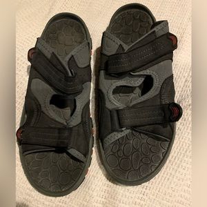 Ozark Men’s Sandals Size 10 Two Strap adjustable Black